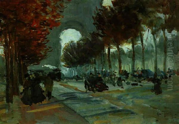 The Bois De Boulogne - view 1