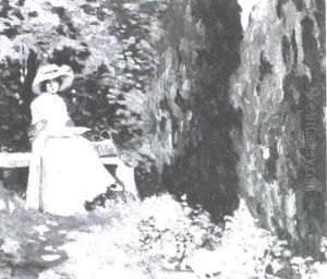 An Afternoon Read by Louis Abel-Truchet