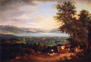 Le Lac Leman, Vue De Vevey