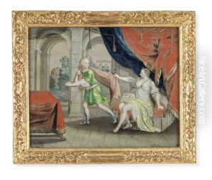 Joseph Flieht Vor Potiphars Weib by Anna Barbara Abesch