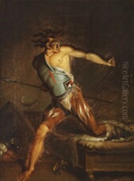 Richard Iii Ascend From His Bed Terrified By Nightmares - view 1