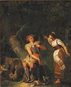 Cathmor Og Sulmalla by Nicolaj-Abraham Abilgaard