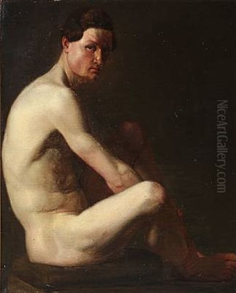 Study Of A Nude Male - view 1