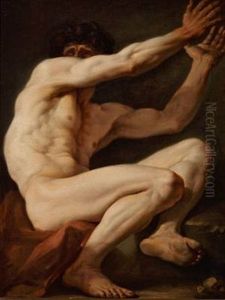Siddende Mandlig Modelfigur by Nicolaj-Abraham Abilgaard