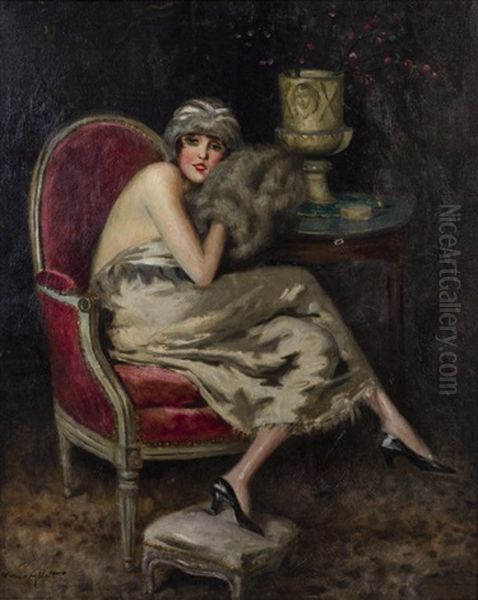 Girl With Muff - view 1