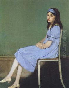 Portrait De La Derniere Fille De L'artiste (?) by William Ablett
