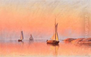 Sailboats In The Archipelago Of Ahvenanmaa by Erik Abrahamsson