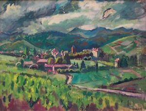 Route Du Village by Simon Claude (Vanier) Abramovitsch