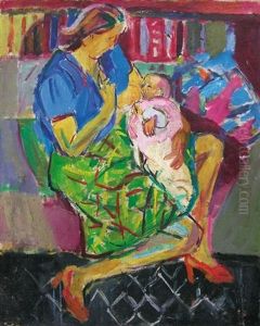 Maternite by Simon Claude (Vanier) Abramovitsch
