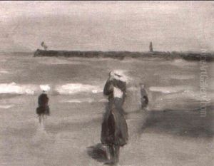 Three Bathers by Lucien Abrams