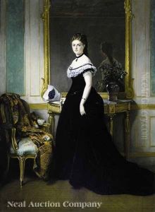 Portrait Of A Lady At A Mirror