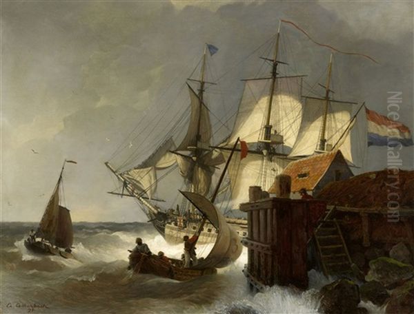 Segelschiffe An Der Kuste - view 1