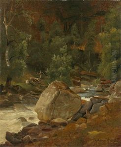 Hardangerfjord by Andreas Achenbach
