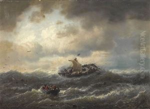 Schiffe Auf Sturmischer See