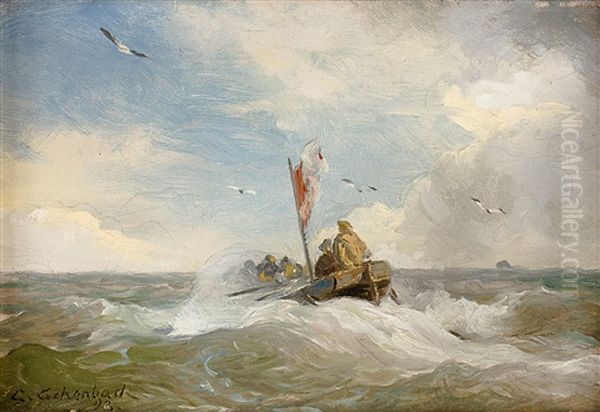 Fischerboot Auf Bewegter See - view 1