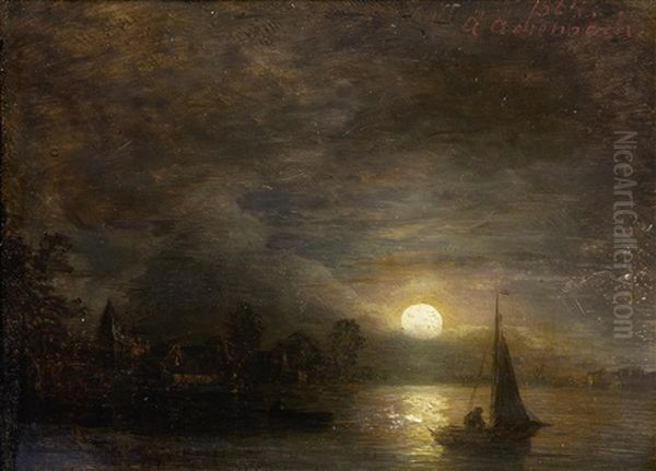 Shipping At Sunset - view 1