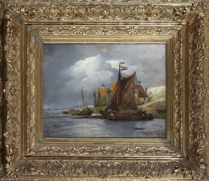Hollandskt Kustlandskap by Andreas Achenbach