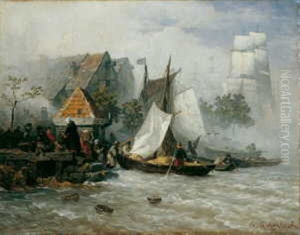 Fischerboote An Der Mole - view 1