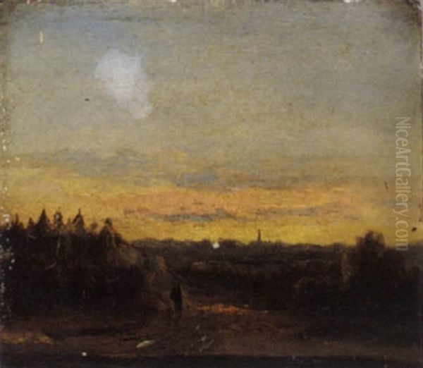 A Landscape At Dusk - view 1