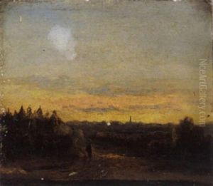 A Landscape At Dusk
