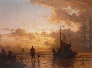 The Fisherman's Return by Andreas Achenbach