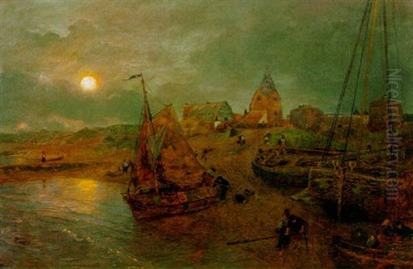 Kustenlandschaft Bei Vollmond - view 1