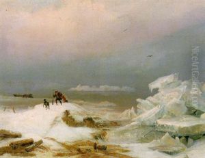 Nordische Landschaft Im Fruhling by Andreas Achenbach