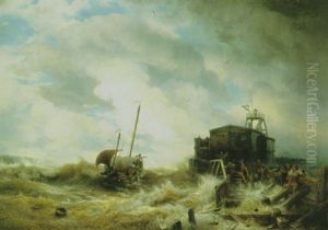 Sturm An Der Mole Von Vlissingen