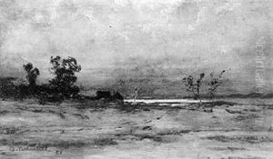 Weite Dunenlandschaft by Andreas Achenbach