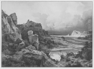 Norwegische Kuste by Andreas Achenbach