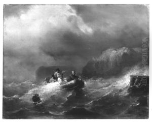 Seesturm by Andreas Achenbach