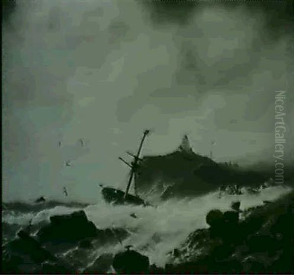 Sturm An Der Normandiekuste - view 1