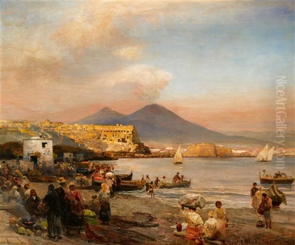 View Of Naples With Mount Vesuvius - view 1
