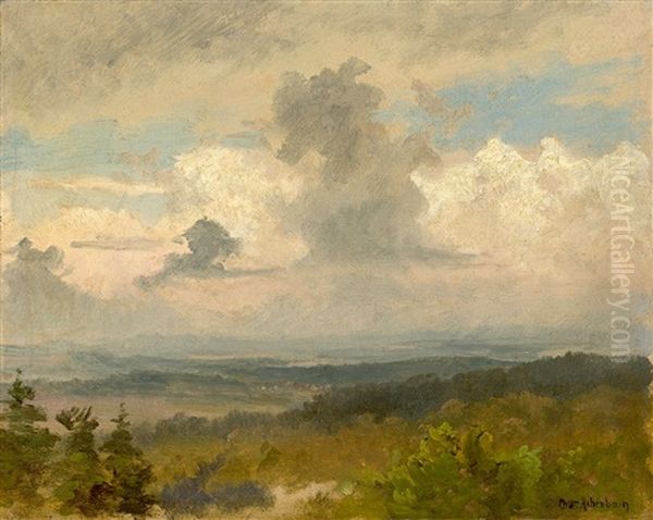 Storm Clouds Over The Mittelgebirge - view 1