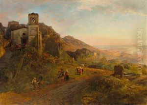 From The Area Around Rome by Oswald Achenbach