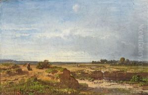 A Landscape With Herders by Oswald Achenbach
