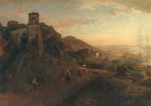 Environs De Rome by Oswald Achenbach