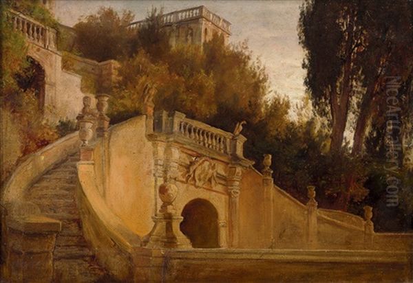 Brunnenanlage In Der Villa D'este In Tivoli - view 1