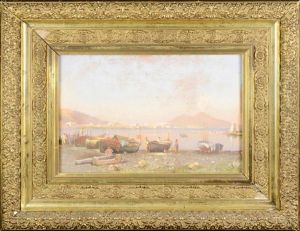 Neapolian Bay by Oswald Achenbach