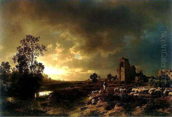 Abendstimmung In Der Campagna - view 1