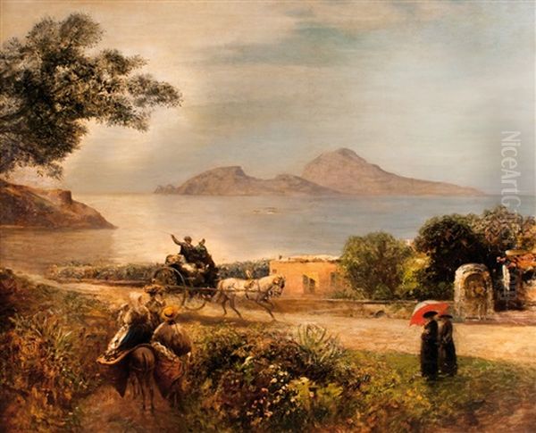 Widok Capri Z Zatoki Neapolitanskiej - view 1