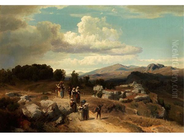 Sonntagsspaziergang In Der Romischen Landschaft - view 1