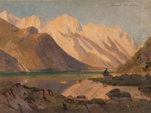 Konigssee by Oswald Achenbach