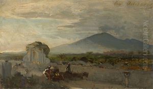 Landschaft Am Vesuv by Oswald Achenbach