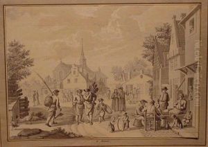 Morning And Midday: Two by Nicolaes Matthijsz. Aartman