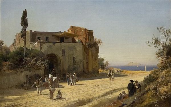 Summerday In The Streets Of Sorrento - view 1