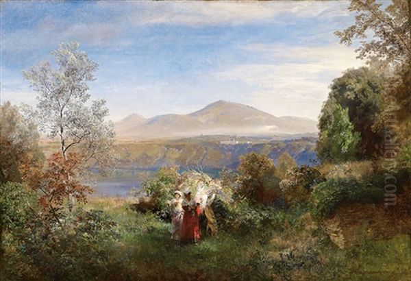Landschaft Am Nemi-see - view 1