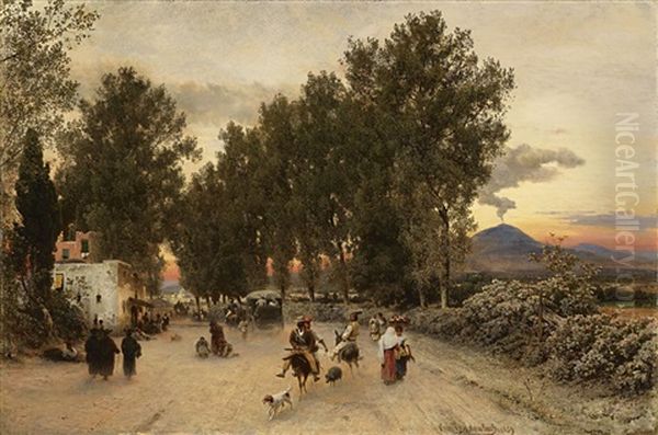 Landstrasse In Der Campagna - view 1