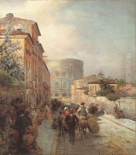 Strasse In Rom - view 1