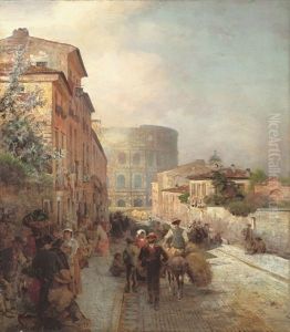 Strasse In Rom